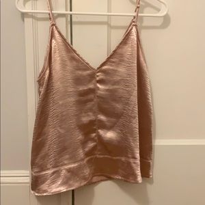 Metallic Pink Tank Top